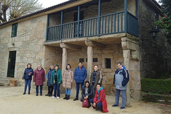 Visita á Casa de Rosalía de Castro. Actividades coa comunidade